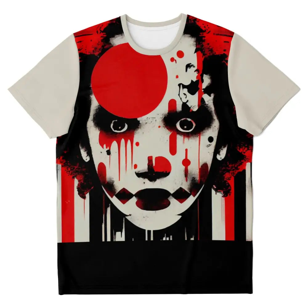 Red Circle Clown T-shirt - XS - T-shirt