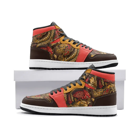 Red Dragon Hightop TR Sneakers - Shoes