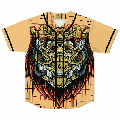 Robot Warrior Baseball Jersey - Baseball Jersey - AOP