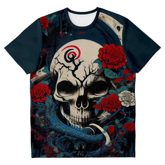 Skull and Roses T-shirt - XS - T-shirt
