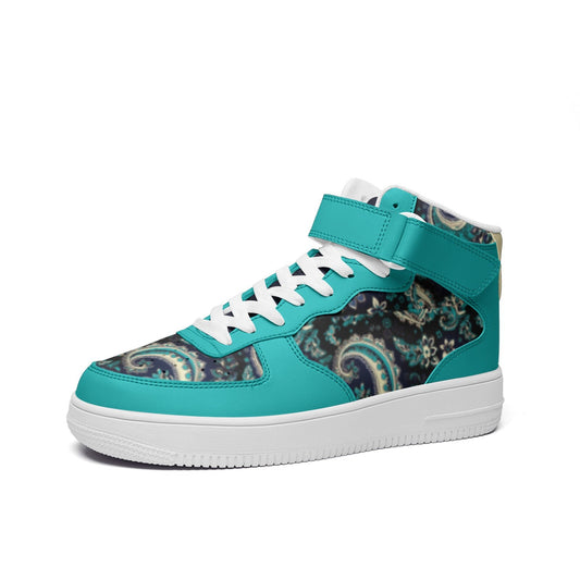 Green Bandana High Top Sneakers